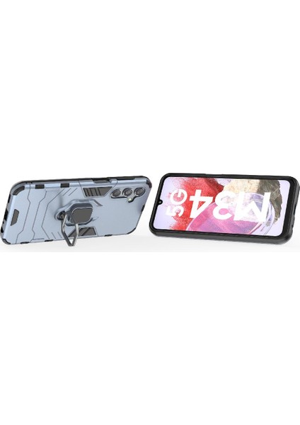 Samsung Galaxy M34 Darbeye Kapak 360 &deg; Dönen Halka Askeri (Yurt Dışından) indirimleri