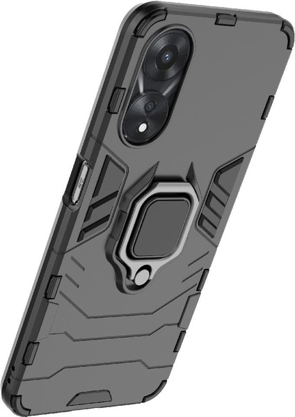 Oppo Case 5g Kickstand Için Kılıf 360 &deg; Dönen Halka Askeri Damla Koruma (Yurt Dışından)