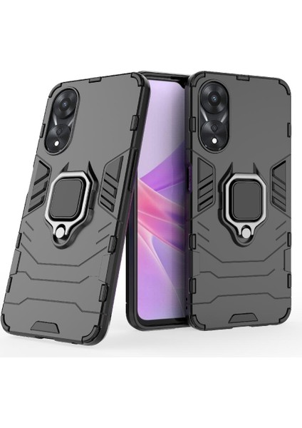 Oppo Case 5g Kickstand Için Kılıf 360 &deg; Dönen Halka Askeri Damla Koruma (Yurt Dışından)