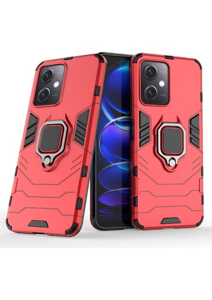 Xiaomi Redmi Için Not 12 5g 360 &deg; Dönen Halka Kickstand Askeri Damla (Yurt Dışından)