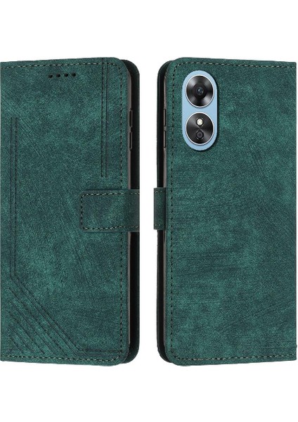 Uyumlu Oppo A17 4G/A17K Cüzdan Kılıfı (Yurt Dışından)