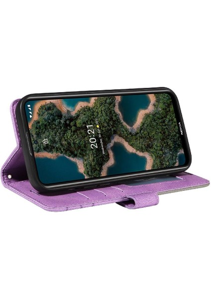 Nokia X10/X20 Pu Deri Flip Folio Kılıf Kickstand Koruyucu (Yurt Dışından) modelleri