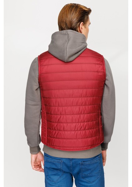 Erkek Bordo Standart Std Pmp Yelek
