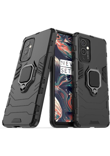Oneplus 9 Darbeye Kapak Için Kılıf Kickstand Askeri Damla Koruma (Yurt Dışından)