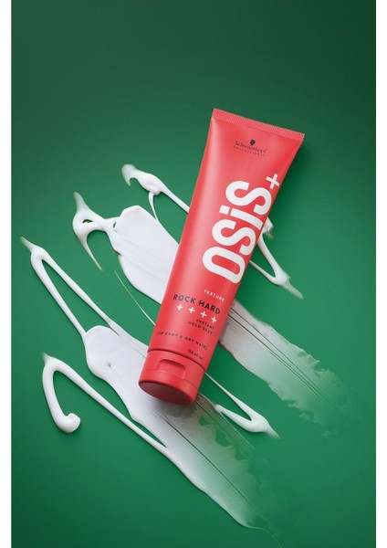 Schwarzkopf Osis Rock Hard Ultra Güçlü Şekillendirici Macun 150ML x 3 Adet | Kalıcı Tutuş Krem Parlaklık Jeli