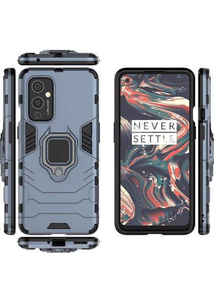 Oneplus 9 Darbeye Kapak Için Kılıf Kickstand Askeri Damla Koruma (Yurt Dışından)