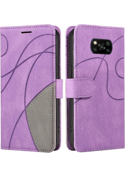 Xiaomi Poco X3/x3 Pro/x3 Nfc Kickstand Koruyucu Pu Deri Flip Case (Yurt Dışından)