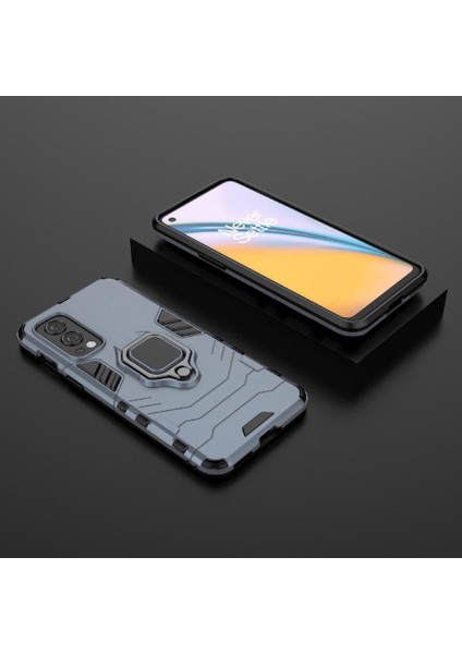 Oneplus Nord 2 5g Için Kılıf 360 &deg; Dönen Halka Askeri Damla Koruma (Yurt Dışından) fiyatları