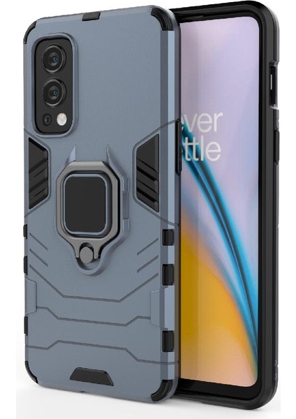 Oneplus Nord 2 5g Için Kılıf 360 &deg; Dönen Halka Askeri Damla Koruma (Yurt Dışından) fırsatları