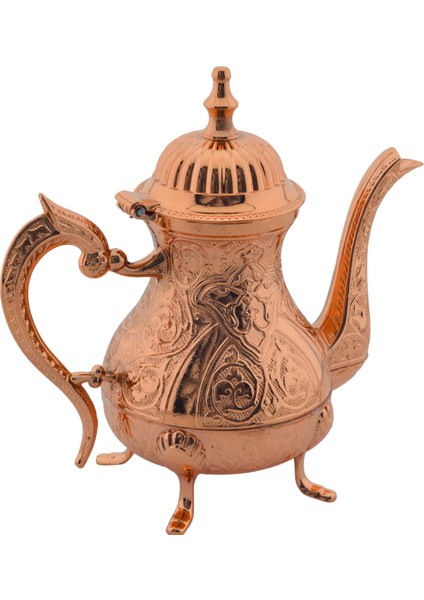 Dekoratif Işlemeli Demlik Demir Renk (19CMX20CM) modelleri