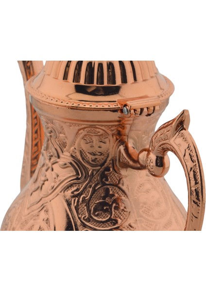 Dekoratif Işlemeli Demlik Demir Renk (19CMX20CM) fırsatları