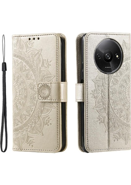 Xiaomi Redmi A3 Mikrofiber Astar Içinde Yüksek Kaliteli Klipsiz Pu (Yurt Dışından)