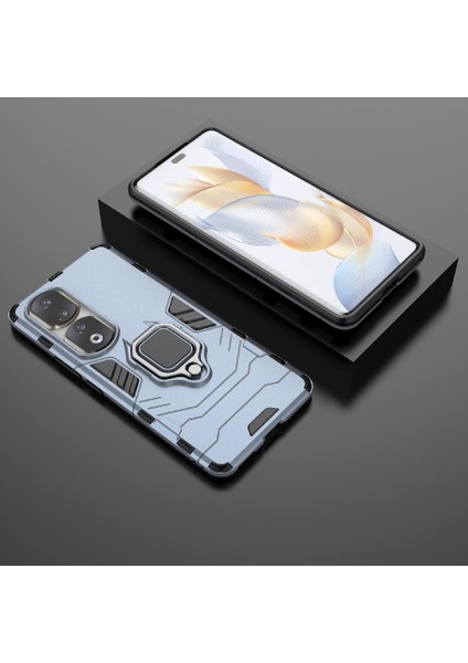 Onur Için Kılıf 90 Pro 5g 360 &deg; Dönen Halka Kickstand Darbeye Kapak Damla (Yurt Dışından) modelleri