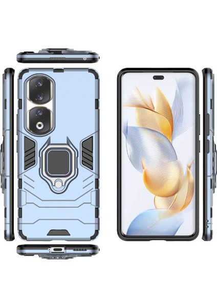 Onur Için Kılıf 90 Pro 5g 360 &deg; Dönen Halka Kickstand Darbeye Kapak Damla (Yurt Dışından) fırsatları