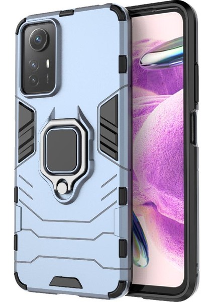 Xiaomi Redmi NOTE12S 4g Için Kılıf 360 &deg; Dönen Halka Darbeye Kapak Damla (Yurt Dışından) modelleri