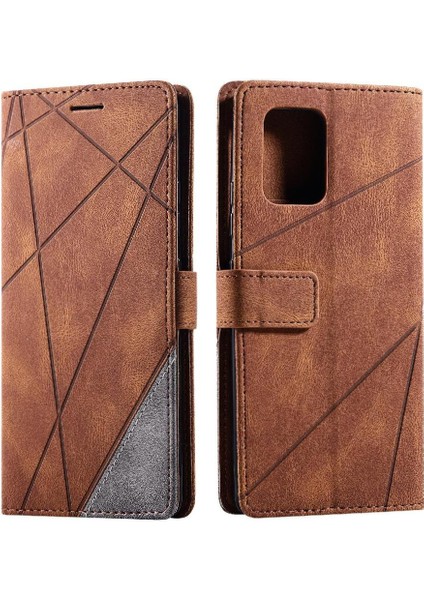 Samsung Galaxy S10 Lite Için Kılıf Pu Deri Darbeye Cüzdan Flip Folio (Yurt Dışından)