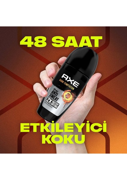 Erkek Roll On Deodorant Dark Temptation 48 Saat Etkileyici Koku 50 ml