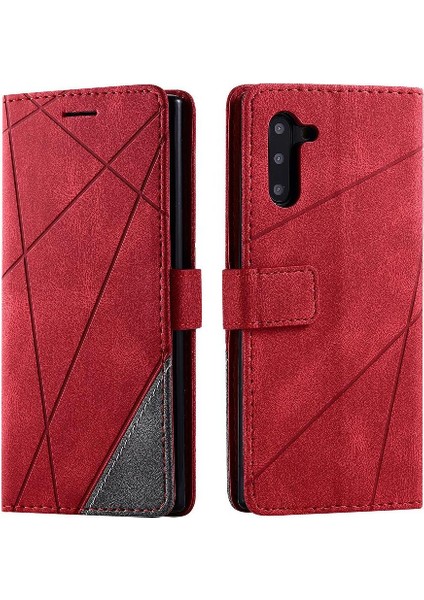 Samsung Galaxy Not 10 Için Kılıf Cüzdan Flip Folio Kart Tutucu Kickstand Pu (Yurt Dışından)