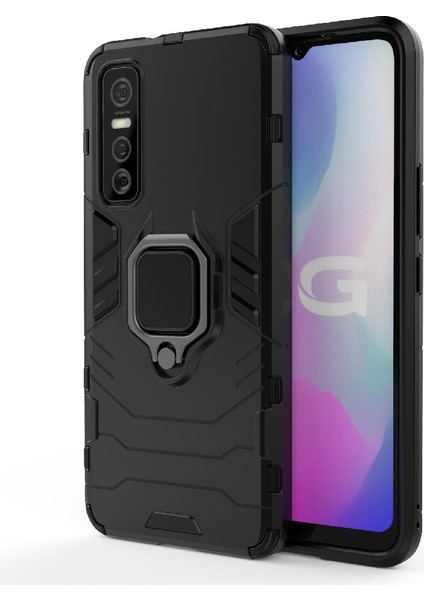 Vıvo Y73S Kickstand Darbeye Kapak Askeri Damla Koruma Için Kılıf (Yurt Dışından) fiyatları