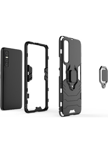 Vıvo Y73S Kickstand Darbeye Kapak Askeri Damla Koruma Için Kılıf (Yurt Dışından) indirimleri