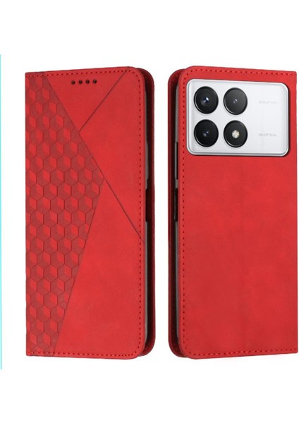 Xiaomi Poco X6 Pro Kart Ekleme Pu Deri Tam Koruma Için Kılıf (Yurt Dışından)