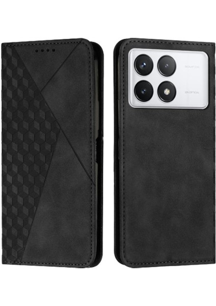 Xiaomi Poco X6 Pro Kart Ekleme Pu Deri Tam Koruma Için Kılıf (Yurt Dışından)