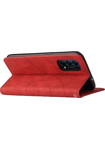 Oppo Reon 5 Kickstand Koruyucu Pu Deri Flip Folio Kılıf Için Kılıf ile (Yurt Dışından) indirimleri