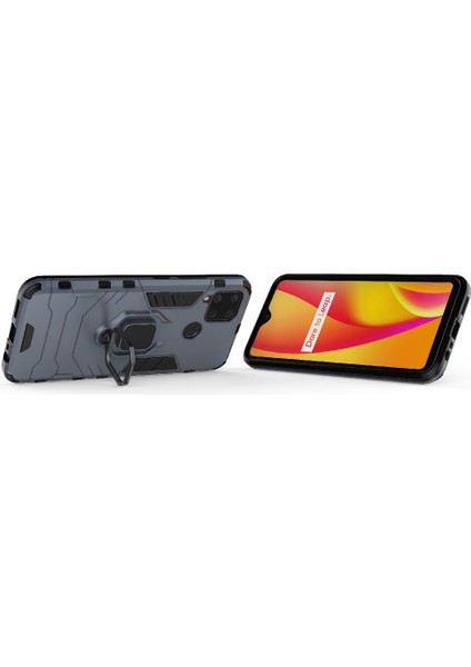 Realme C15 Darbeye Kapak Için Kılıf Kickstand Askeri Damla Koruma (Yurt Dışından) indirimleri