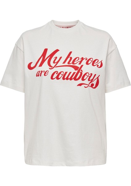 Pamuklu Bisiklet Yaka Kadın Tişört 15317492 fiyatları