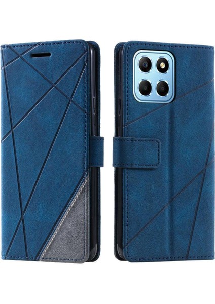 Onur Için Kılıf X8 5g/x6 4g Cüzdan Flip Folio Kart Tutucu Kickstand Pu (Yurt Dışından)