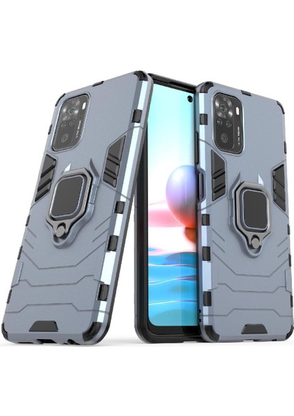 Xiaomi Redmi Not 10 4g Darbeye Kapak Için Kickstand Askeri Damla (Yurt Dışından)