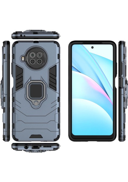 Xiaomi 10T Lıte Için Kickstand Darbeye Kapak Askeri Bırak Yüzük (Yurt Dışından) modelleri