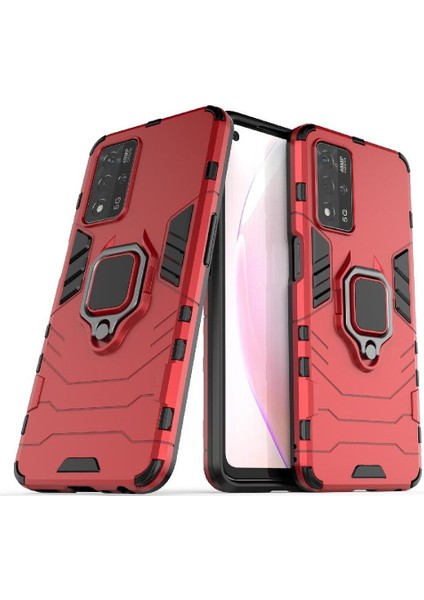 Oppo A93S 5g Kickstand Darbeye Kapak Için Kılıf 360 &deg; Dönen Halka Damla (Yurt Dışından)