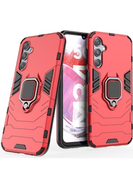 Samsung Galaxy M34 Darbeye Kapak 360 &deg; Dönen Halka Askeri (Yurt Dışından) modelleri