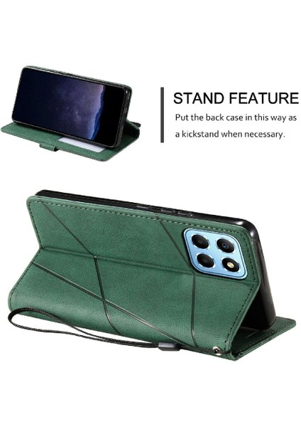 Bdt Shop Onur Için Kılıf 70 Lite Kart Tutucu Kickstand Darbeye Cüzdan Flip Folio (Yurt Dışından)