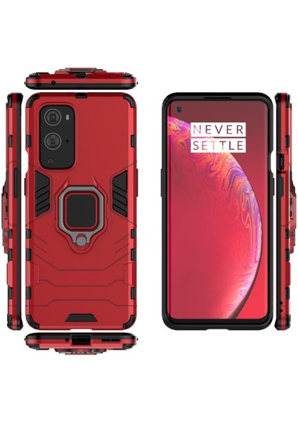 Oneplus 9 Pro Darbeye Kapak Için Kılıf Kickstand Askeri Damla Koruma (Yurt Dışından)