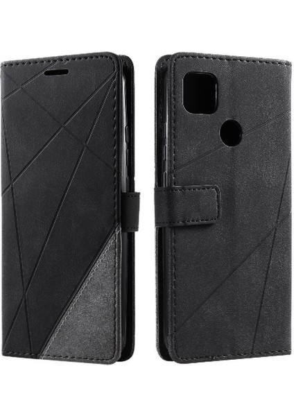 Xiaomi Redmi 10A/9C Darbeye Cüzdan Çevir Folio Pu Deri Kart (Yurt Dışından)