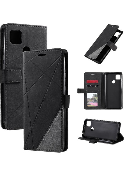 Xiaomi Redmi 10A/9C Darbeye Cüzdan Çevir Folio Pu Deri Kart (Yurt Dışından) modelleri