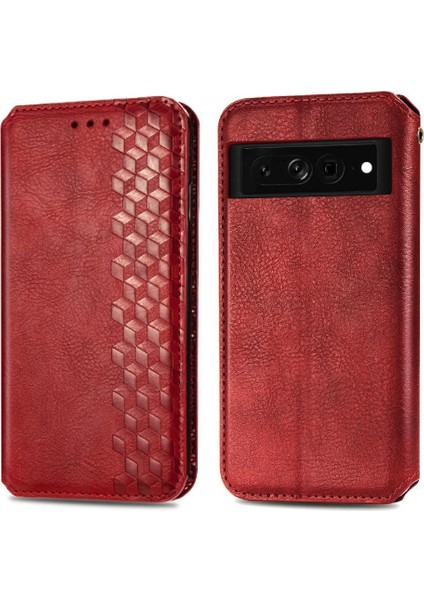 Google Piksel 7 Pro Flip Kapak Kılıf Cüzdan Fonksiyonu Için Kılıf (Yurt Dışından)