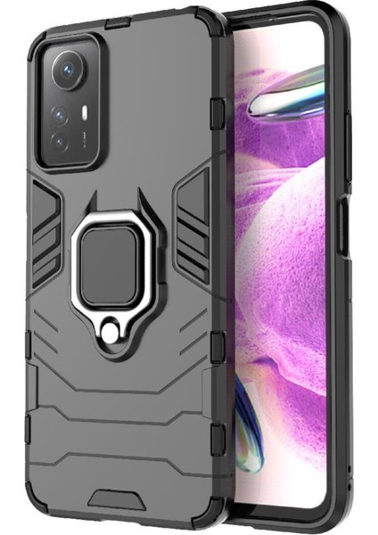 Xiaomi Redmi NOTE12S 4g Için Kılıf 360 &deg; Dönen Halka Darbeye Kapak Damla (Yurt Dışından)