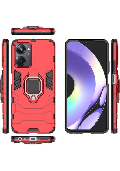 Realme 10 Pro Askeri Damla Koruma Darbeye Kapak Halkası Için Kılıf (Yurt Dışından)