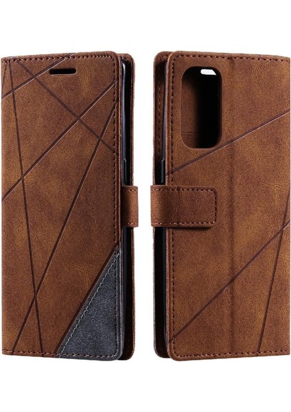 Oppo Case 5 Pro 5g Pu Deri Manyetik Darbeye Cüzdan Flip Için Kılıf (Yurt Dışından)