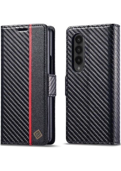 Samsung Galaxy Z Için Kılıf Kart Tutucu Kickstand Manyetik ile 4 5g Kat (Yurt Dışından)
