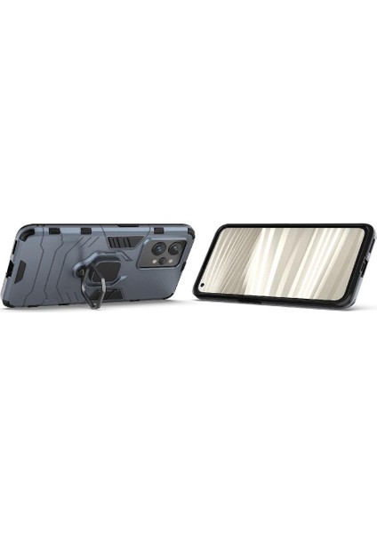 Realme Gt 2 Pro Kickstand Darbeye Kapak Için Kılıf 360 &deg; Dönen Halka Damla (Yurt Dışından) modelleri