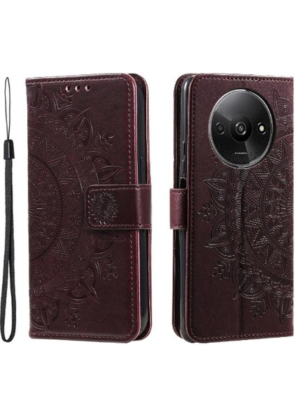 Xiaomi Redmi A3 Mikrofiber Astar Içinde Yüksek Kaliteli Klipsiz Pu (Yurt Dışından)