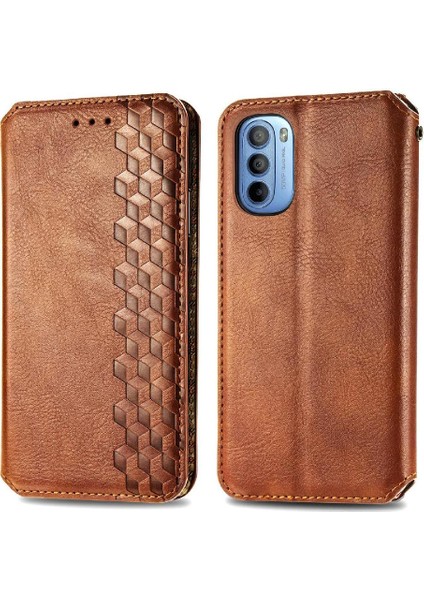 Motorola Moto G31 Zarif Iş Flip Kapak Kılıf Için Kılıf (Yurt Dışından)