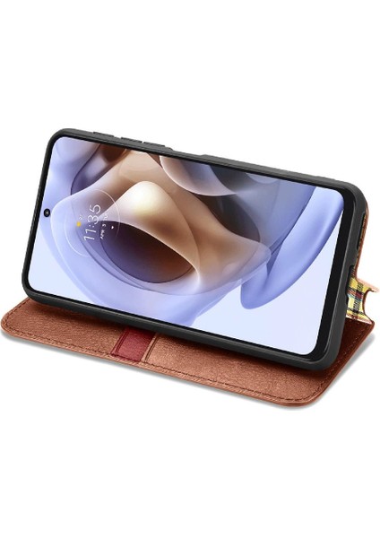 Motorola Moto G31 Zarif Iş Flip Kapak Kılıf Için Kılıf (Yurt Dışından) indirimleri