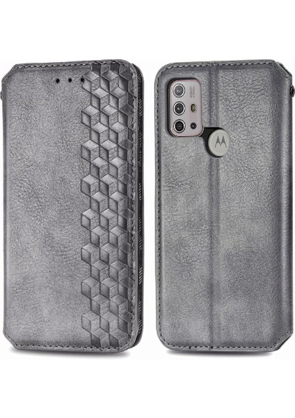 Bdt Shop Motorola Moto G30 Zarif Iş Deri Kılıf Kapak Çevirin (Yurt Dışından)