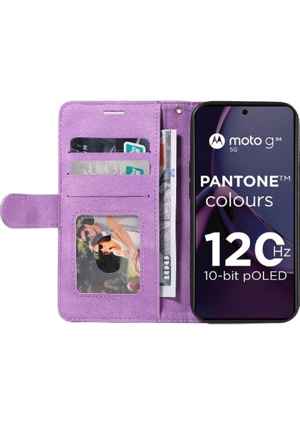 Kart Yuvası Standı Kickstand Koruyucu Pu ile Motorola G84 5g Için Kılıf (Yurt Dışından) indirimleri