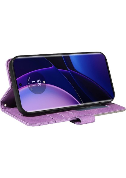 Motorola Kenar 40 5g Kickstand Koruyucu Pu Deri Flip Folio Için Kılıf (Yurt Dışından) indirimleri